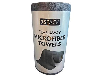 Mikrofiberduk Rulle 75 st. 30x30 cm