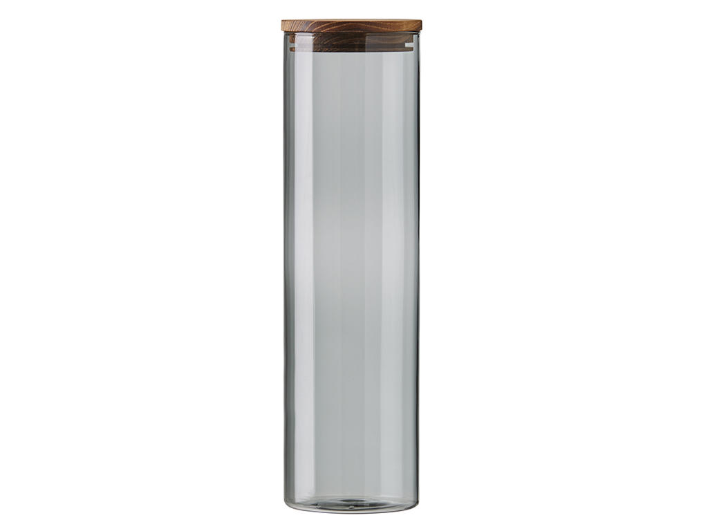 RAW Förvaringsglas m. Lock Ø8 cm H28 cm