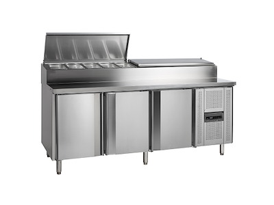 Saladette 3 luckor 60x40 uppsats: 9xGN1/3