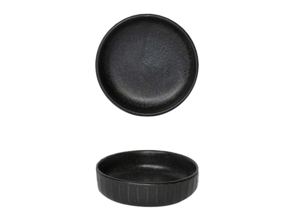 Skål Låg Ø9 cm Svart Gordion