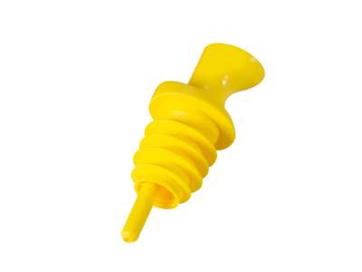 Skänka propp, gul, fritt flöde