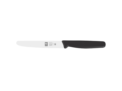 Steakkniv - Rostfritt stål - Svart - 120mm