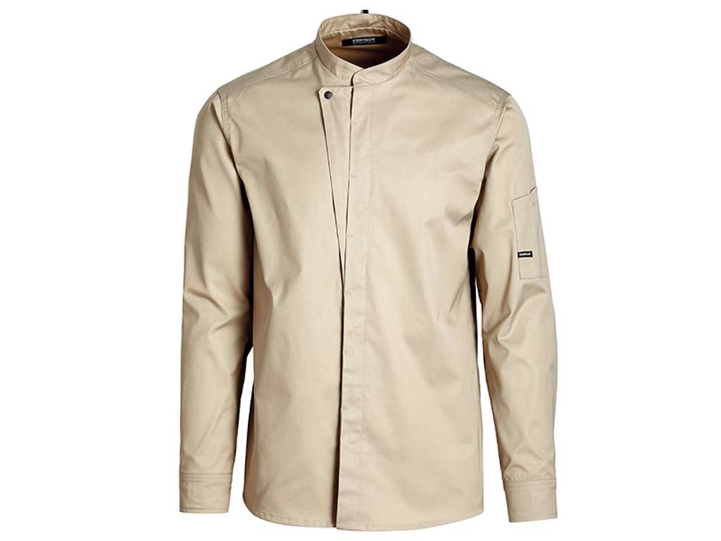 Kentaur Kockjacka sand m/tryckknapp Unisex