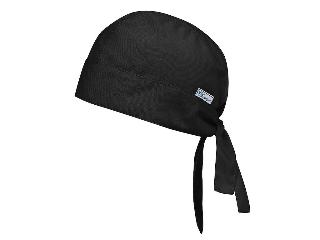 Bandana i tyg svart one size