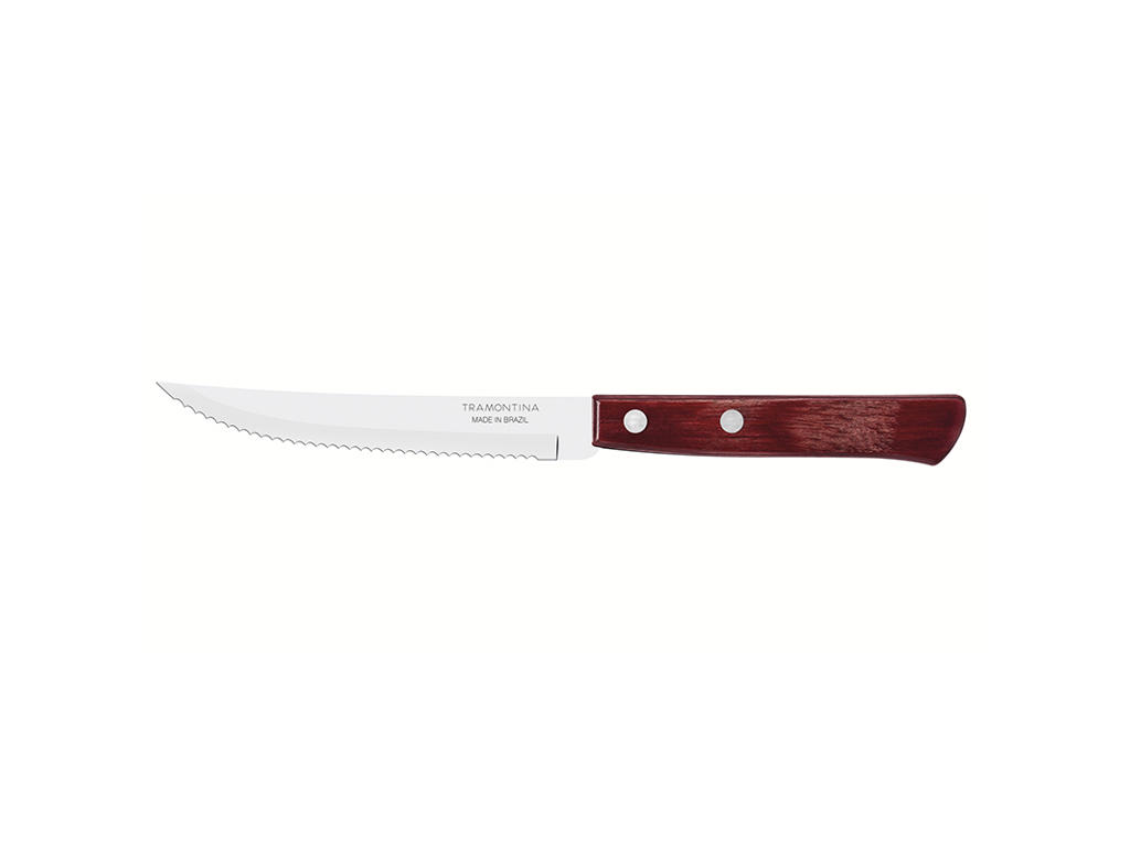 Steakkniv 12 cm röd polywood