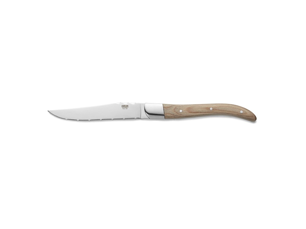 Steakkniv CARLOS Pakka Wood Ljus Brun 11