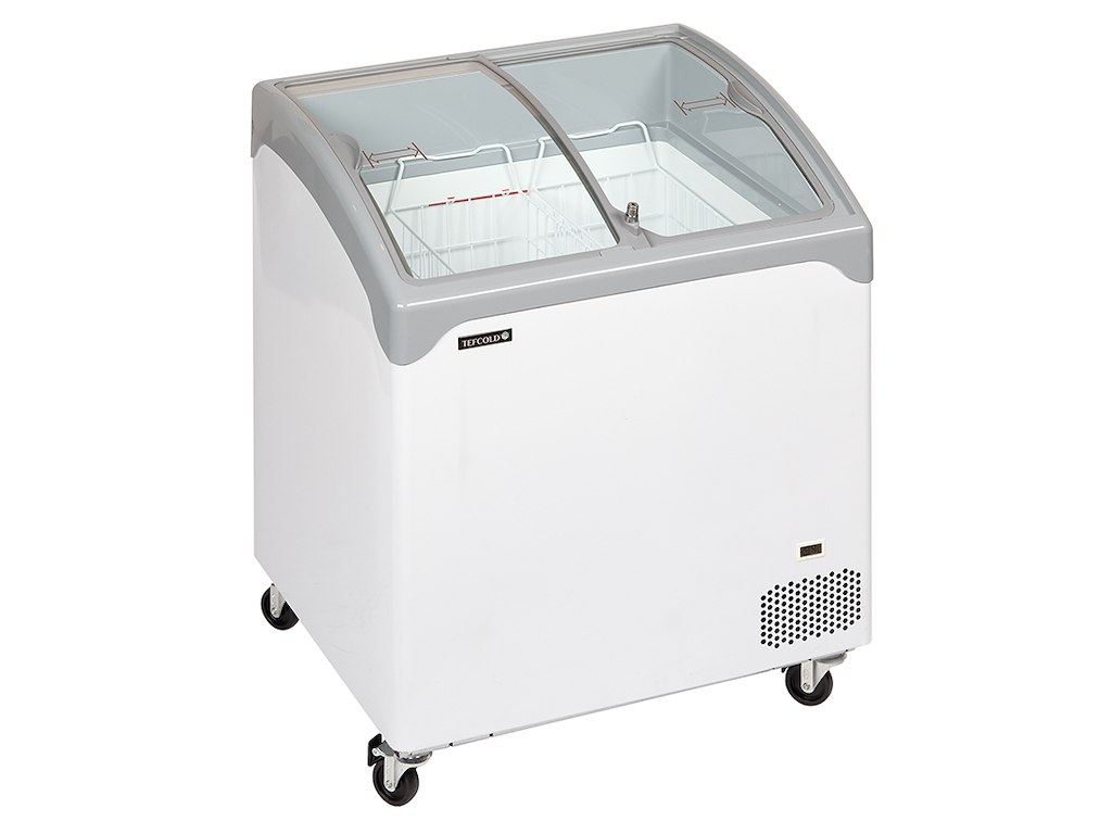 Kummefryser display 138 ltr Vit Böjd to