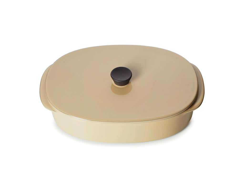 Fat m. lock 26x18,5 cm Beige Caractere Culinaire