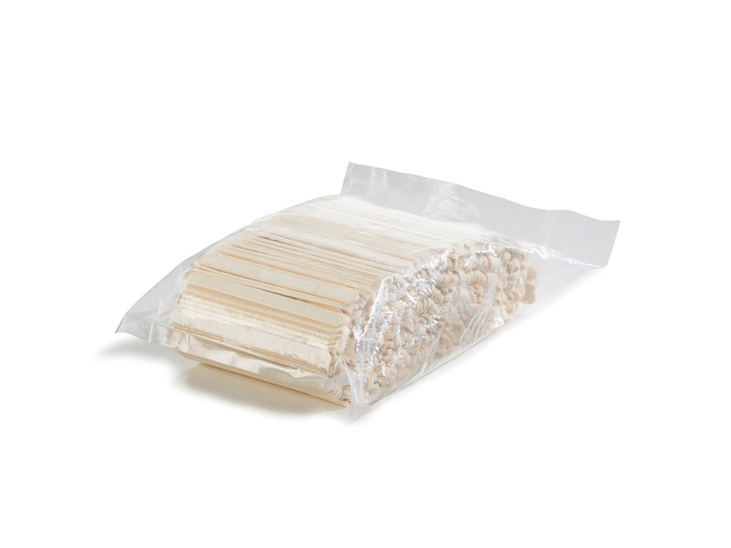 Glasspinnar 500 st. 11x9 cm Trä Mealplak