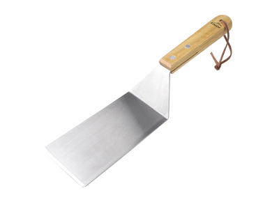 Palett Avlång m/trähandtag och läderrem