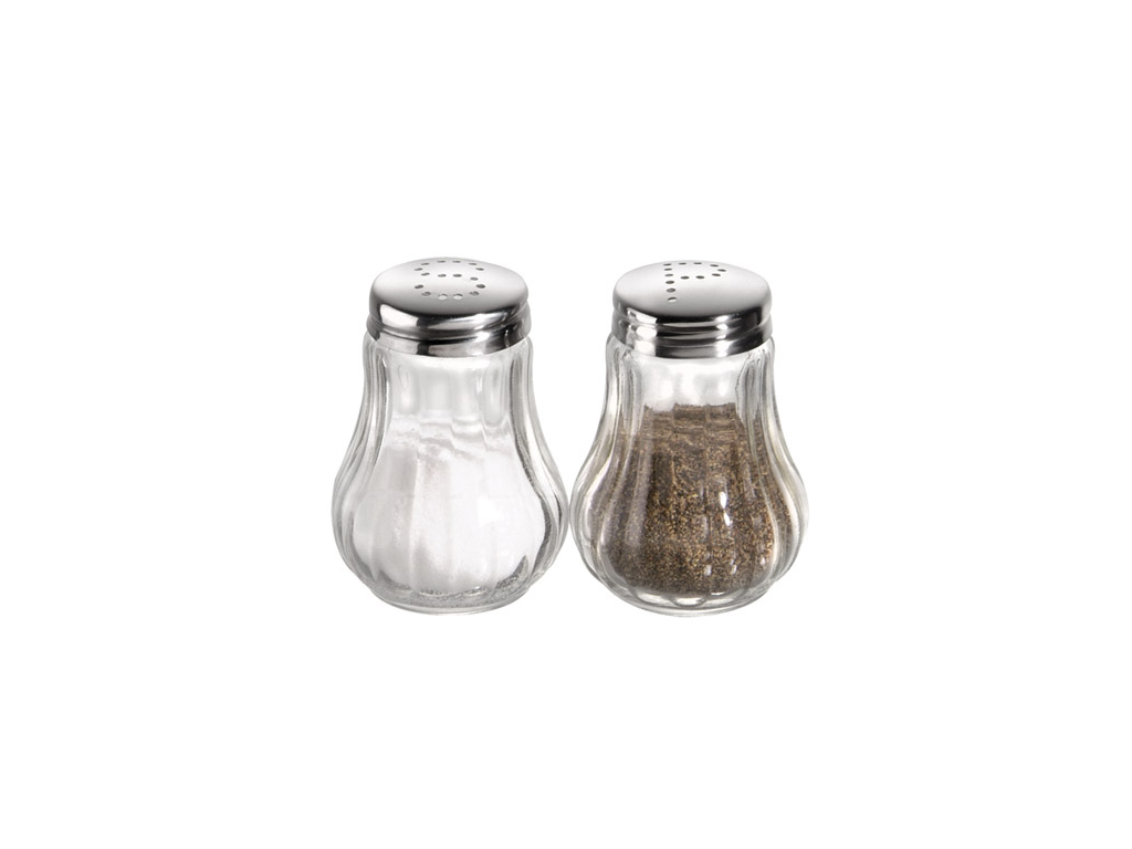 Salt & Pepparkvarn H:6,5 cm rillad shaker