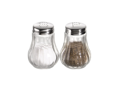 Salt & Pepparkvarn H:6,5 cm rillad shaker