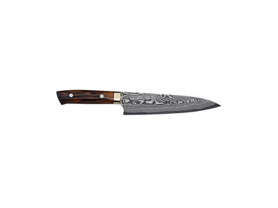 Kockkniv, 18 cm, Takefu Yellow Bull, VG-10 61 lager