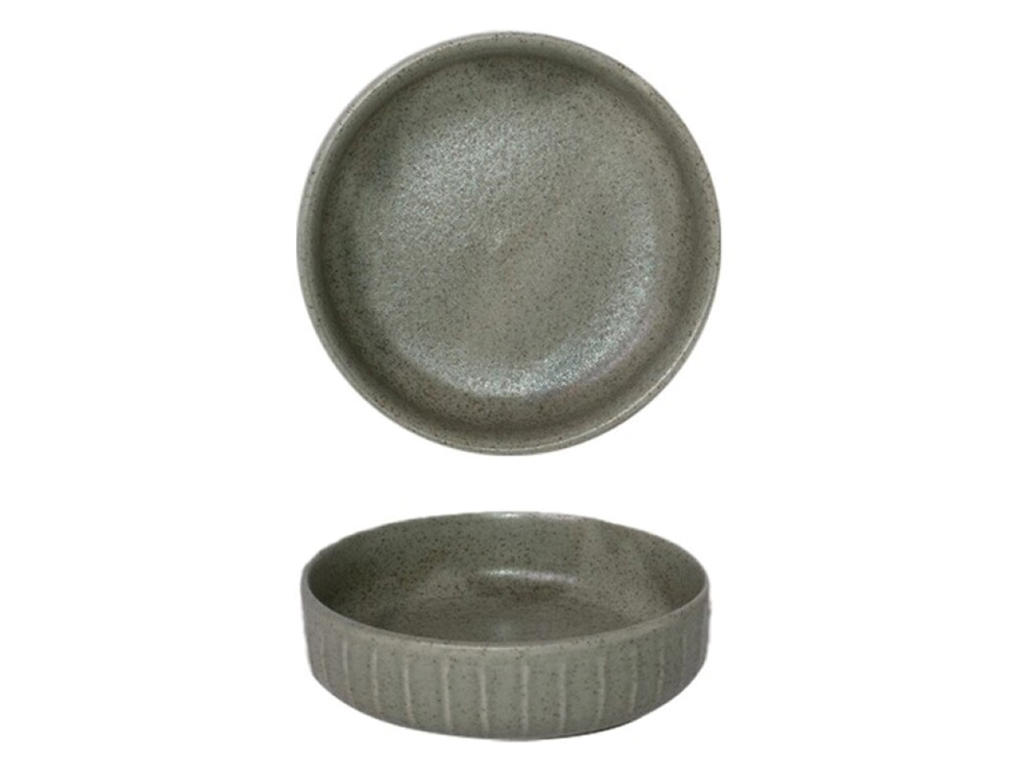 Skål Låg Ø13 cm Grå Gordion