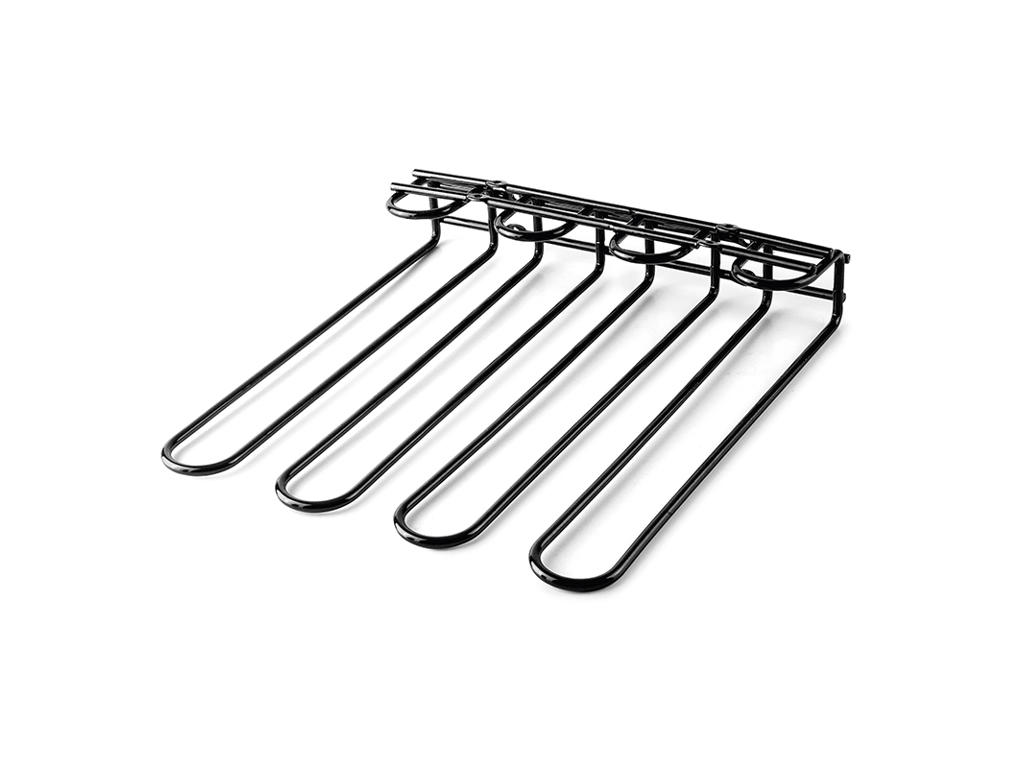 Glasupphängning Svart 3 rader tak/vägg Lacor