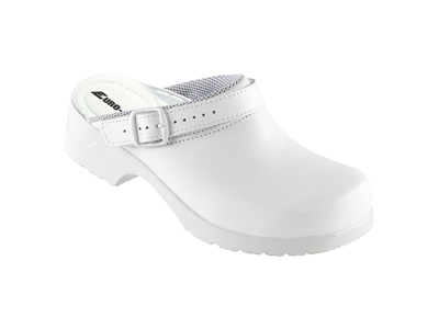 Träskor u/hälkappa vit str 35