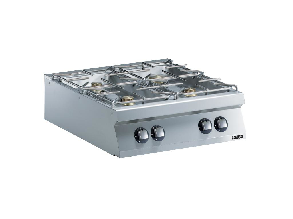 Köksbord 4 brännare för bygas 800 mm 900