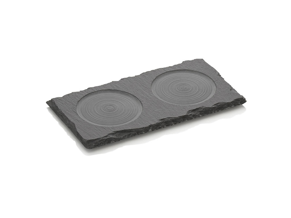 Brett t. salt/pepparkvarn 16x8x1cm Skiffer