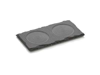 Brett t. salt/pepparkvarn 16x8x1cm Skiffer