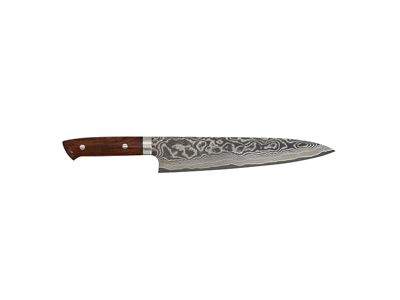 Kockkniv, 24 cm, Takefu, VG-10, 61 lager, Järnträhandtag