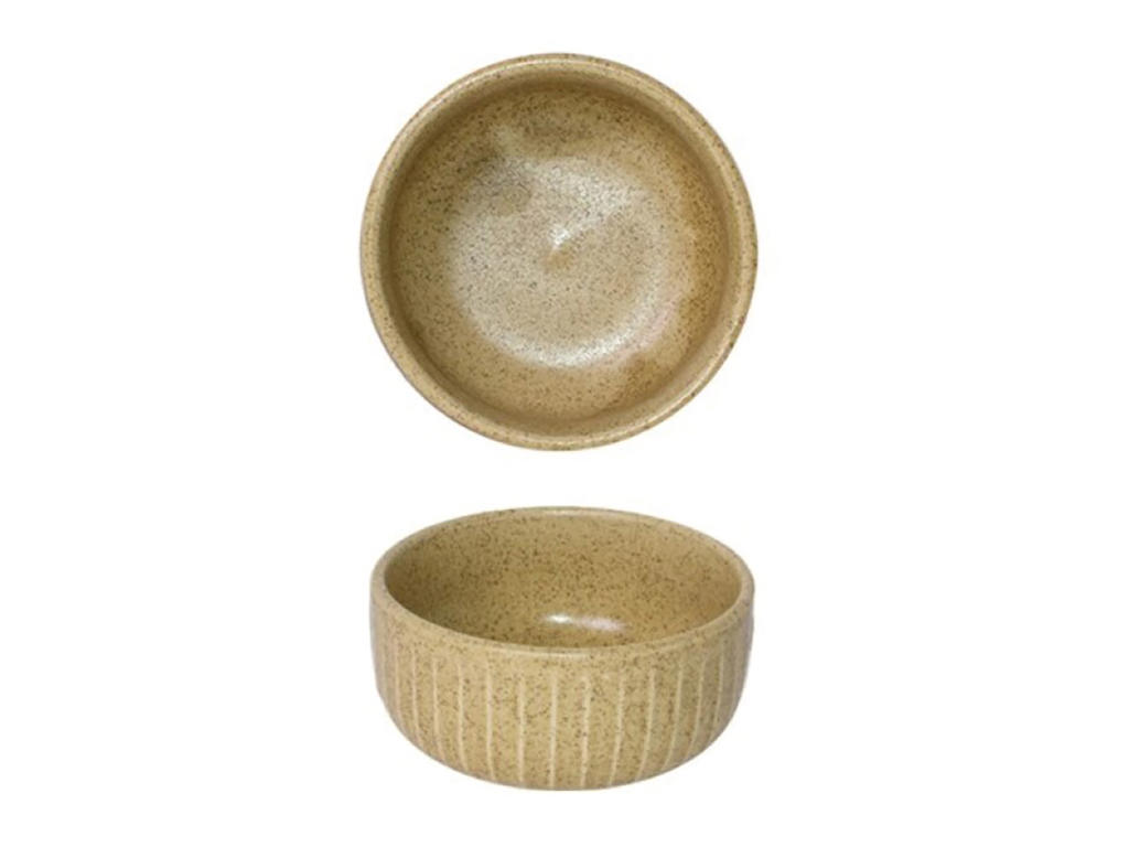 Skål Hög Ø9 cm Brun Gordion