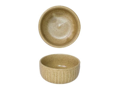 Skål Hög Ø9 cm Brun Gordion