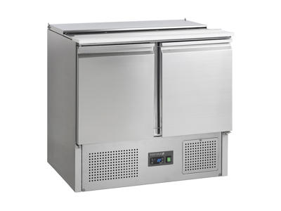 Saladette GN1/1 m/2 dörrar kompress. i bun