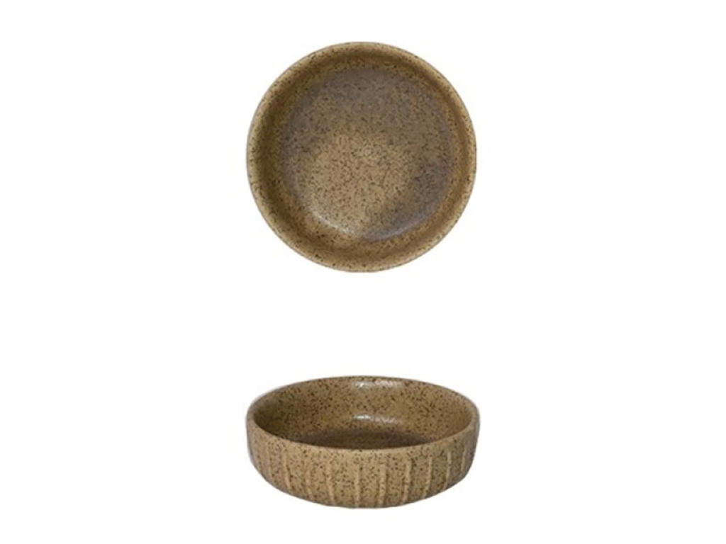 Skål Låg Ø7 cm Brun Gordion