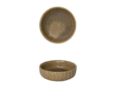 Skål Låg Ø7 cm Brun Gordion