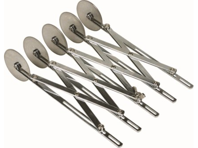 Degskärare, rak, med 5 hjul, Ø 55 mm