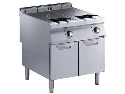 Fritöj 2x18 ltr m/skåp el 800 mm 900