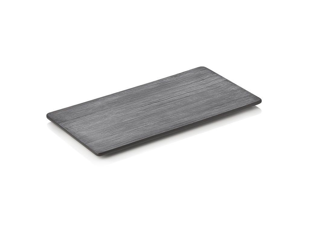 Serveringsfat i porslin svart GN1/3 10x176x325mm