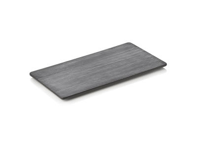 Serveringsfat i porslin svart GN1/3 10x176x325mm