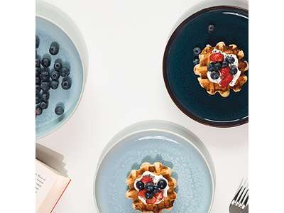 Crafted Tallrik Ø21 cm Denim