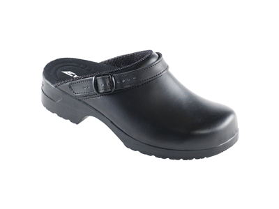 Träskor u/hälkappa svart str 39