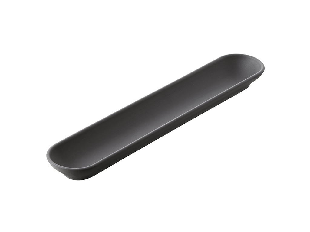 Bädd 27x5 cm Oglaserad Svart Solid