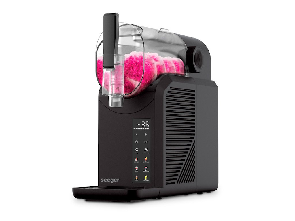 Seeger Slush Ice Maskin, 1,5-2 L i svart