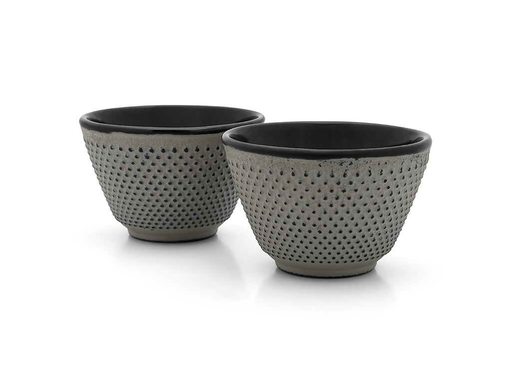 Kopp u.hank 2st Gjutjärn Betonggrå JANG