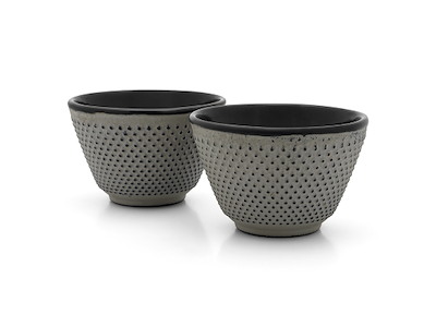 Kopp u.hank 2st Gjutjärn Betonggrå JANG