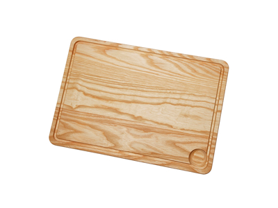 Skärbräda i ask, 50x35x2 cm