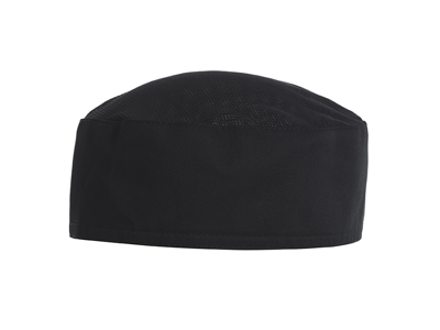 Kalott Svart onesize m velcro & prefo topp