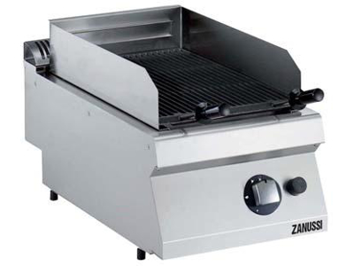 Grill lavasten m/stöpejärnsrist gas 700 - 400x700x250 mm