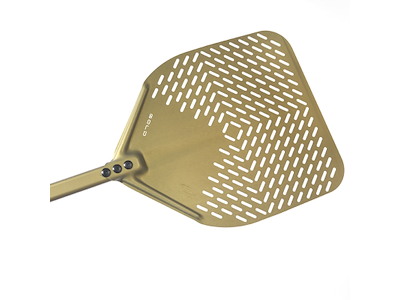 Pizzaspade Ø33 cm perf. 150 cm Guld