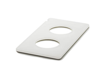 Bricka för 2 Flaskor 32,5x17,5 cm Vit En Scen