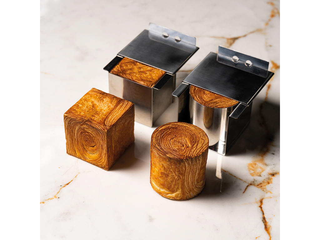 Form för Croissanter Geometrisk Kub 6x6x6