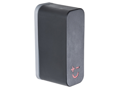 Knivmagnet Smiley för 2 knivar Svart