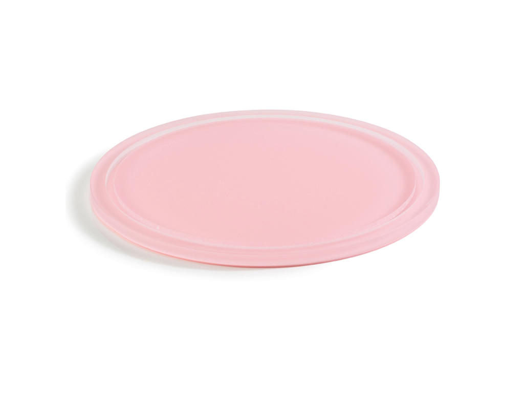 Bricka Rund till klocka 30 cm Pink Mealplak