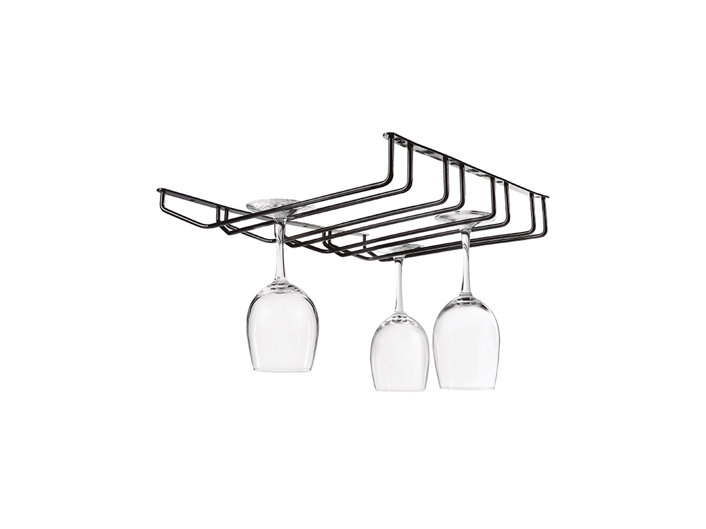 Glasupphängning Svart 4 rader 34x40 cm