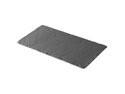 Tallrik 30x20 cm skiffer Basalt