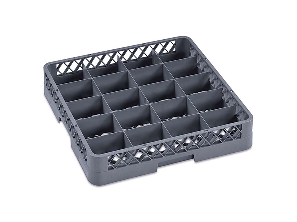 Diskbricka för glas/koppar 20 rum grå